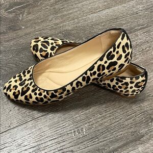 Clarks Leopard Print Flats